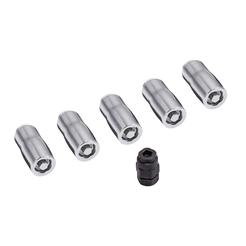Jeep Wrangler JLU Lug Nuts - Rugged Ridge - Wheel Lock Nut Set M14-1.5 - Chrome - `18-`20